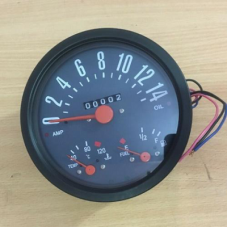 Speedometer Cum Temperature, Fuel Gauges; Ampere Indicator & Oil Indicator Willys Jeep